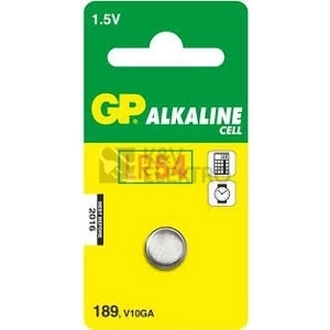 Obrázek produktu Knoflíková baterie GP LR54 AG10 189 alkalická 1ks 1041018911 blistr 0