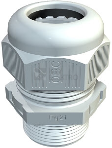 Obrázek produktu Kabelová vývodka OBO V-TEC L PG11 LGR dlouhý závit světle šedá 2024306 0