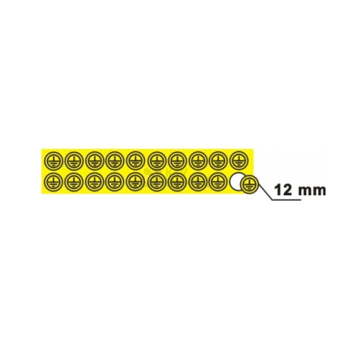 SAMOLEPKA DT012CH ZNAK UZEMNENI 20KS