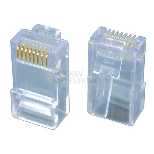 Konektor Solarix KRJ45/5SLD RJ45 8p8c Cat.5E UTP