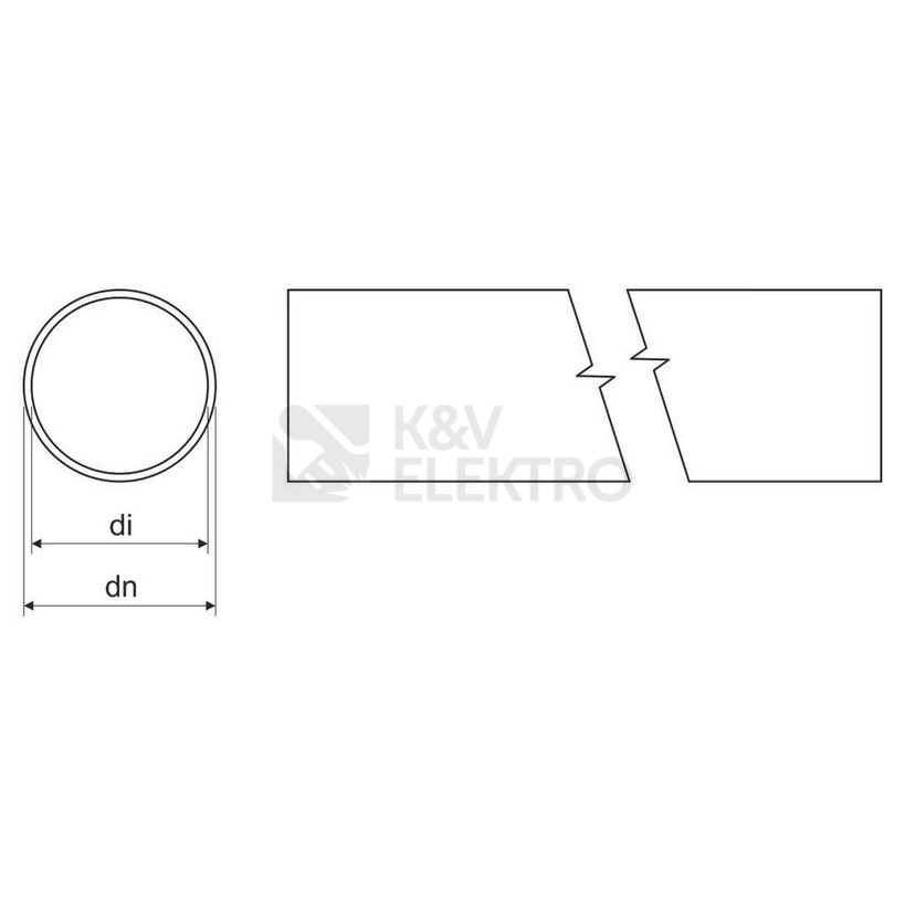 Obrázek produktu Hliníková trubka KOPOS 6232 AL XX 32mm bezešvá 3m 1