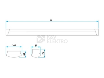 Obrázek produktu Zářivkové svítidlo Trevos BELTR 236 OP E 2x36W 24255 1