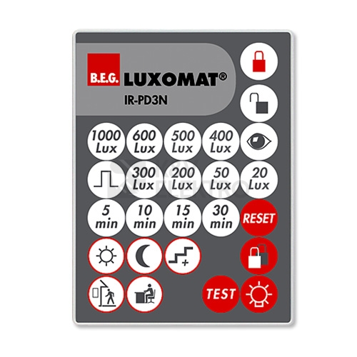 Dálkový ovládač LUXOMAT IR-PD3N