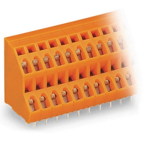 Svorka na desky plošných spojů WAGO 736-302 2,5mm² oranžová
