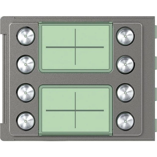 Bticino Sfera ROBUR kryt audio jednotky, 8 tlačítka 2 sloupce 352185