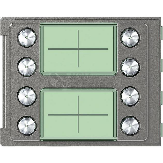 Obrázek produktu Bticino Sfera ROBUR kryt audio jednotky, 8 tlačítka 2 sloupce 352185 0