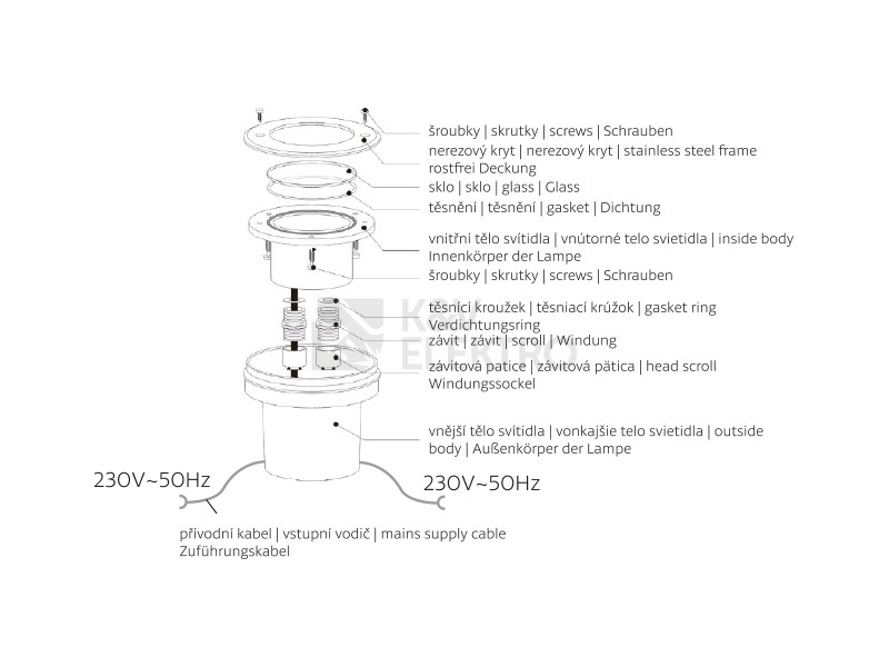 Obrázek produktu Nájezdové svítidlo Panlux ROAD 12LED teplá bílá RO-C03/T 3