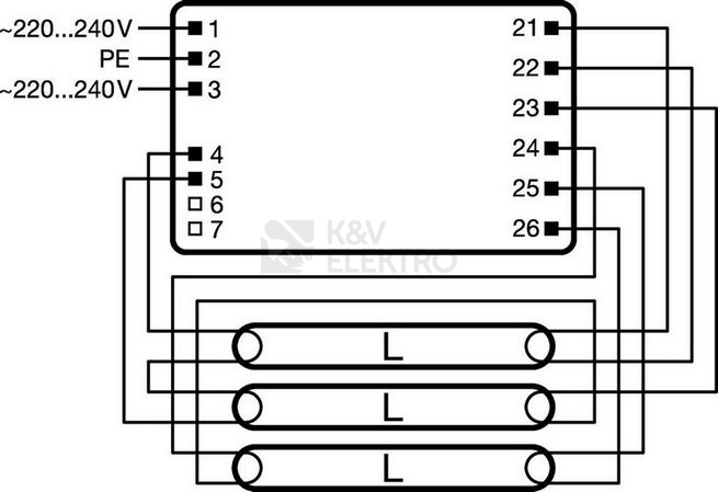 Obrázek produktu Elektronický předřadník OSRAM QT-FIT8 3X18,4X18/220-240 2