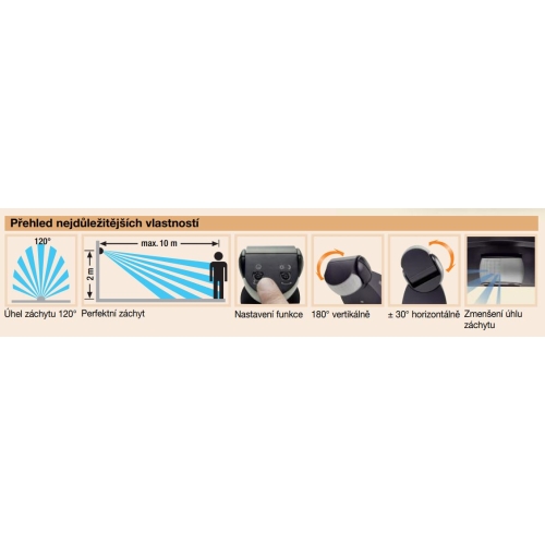 Pohybové čidlo STEINEL IS1 PROMOTION bílá IP54 600310