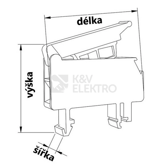 Obrázek produktu Svorka Elektro Bečov RSP A 4 pojistková A631140 2