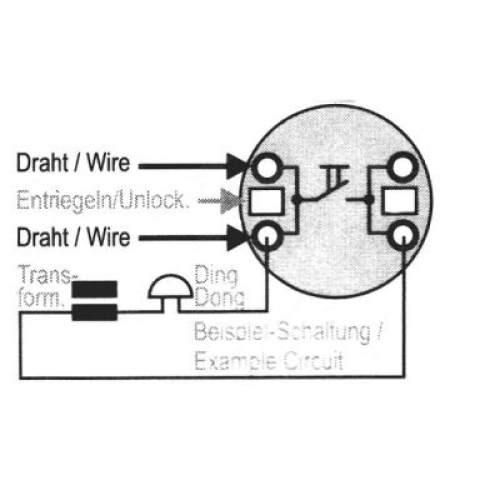 Tlačítko zvonkové GROTHE KS 2076 leštěný chrom