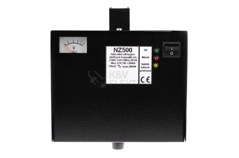 Obrázek produktu Zdroj záložní Ptáček NZ500 pro oběhová čerpadla do 300W 200-240V 1
