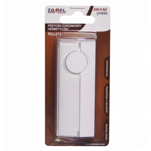 Tlačítko zvonkové ZAMEL PDJ-213 250V/1A IP44