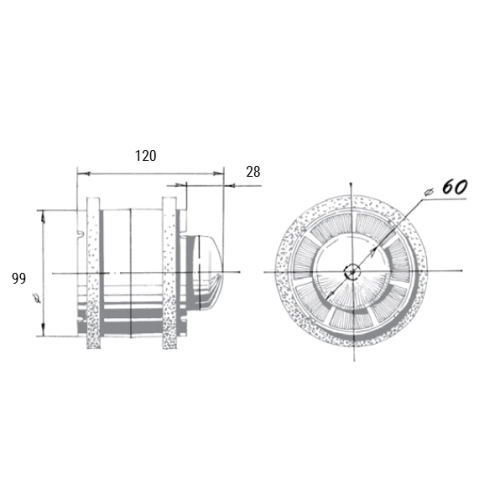 Ventilátor do potrubí Blauberg TUBO 100