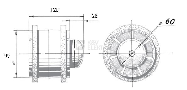 Obrázek produktu Ventilátor do potrubí Blauberg TUBO 100 2