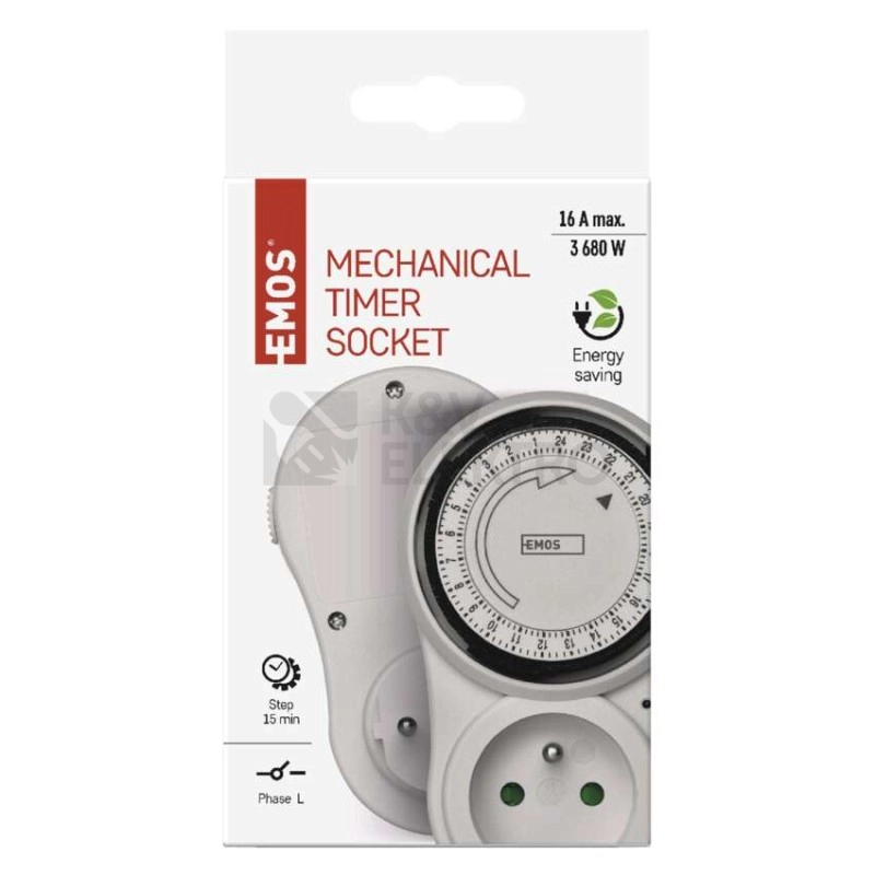 Obrázek produktu Spínací zásuvka/spínací hodiny TF-16 EMOS P5503 5
