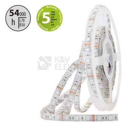 Obrázek produktu LED pásek McLED 12V RGB š=10mm IP54 14,4W/m 60LED/m SMD5050 ML-123.608.60.0 1