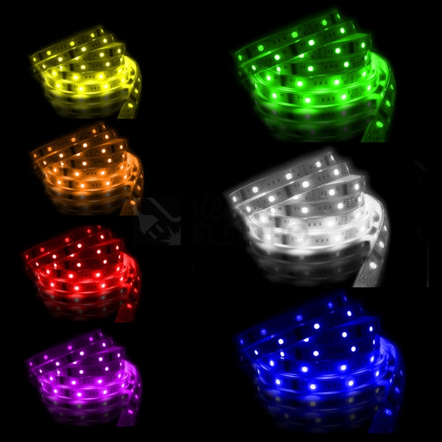 Obrázek produktu LED pásek McLED 12V RGB š=10mm IP54 14,4W/m 60LED/m SMD5050 ML-123.608.60.0 4