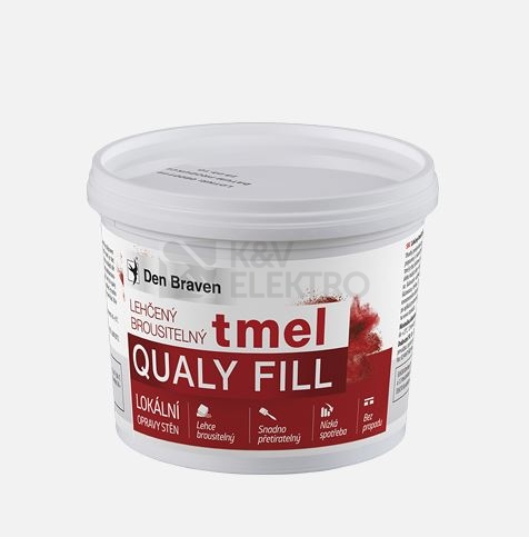 Obrázek produktu Den Braven Qualy Fill šlehaný sádrový brousitelný tmel 250g 00302BD 0