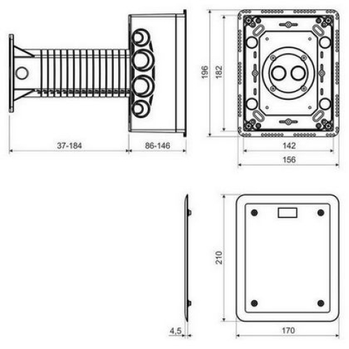 Krabice do zateplení KOPOS KUZ-VI KB