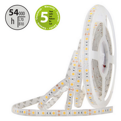 LED pásek McLED 12V teplá bílá š=10mm IP54 14,4W/m 60LED/m SMD5050 ML-121.607.60.0