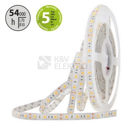 Obrázek produktu LED pásek McLED 12V teplá bílá š=10mm IP54 14,4W/m 60LED/m SMD5050 ML-121.607.60.0 1