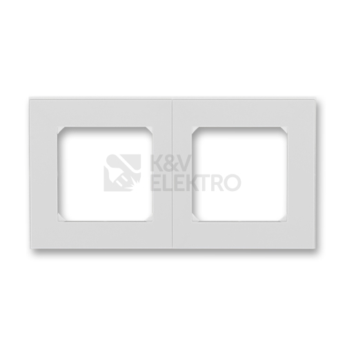 ABB Levit dvojrámeček šedá/bílá 3901H-A05020 16