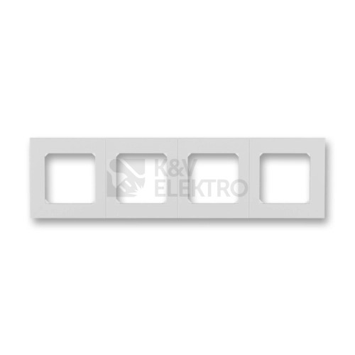 ABB Levit čtyřrámeček šedá/bílá 3901H-A05040 16