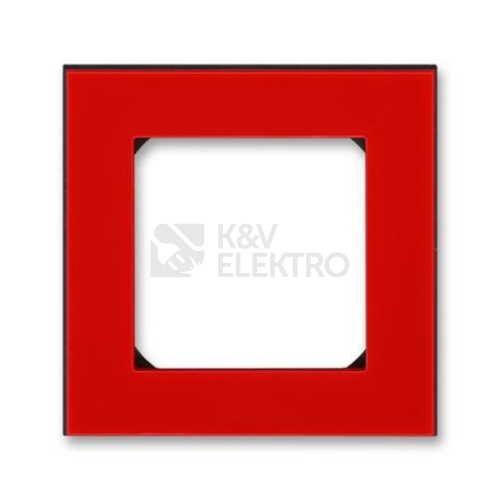 ABB Levit rámeček červená/kouřová černá 3901H-A05010 65