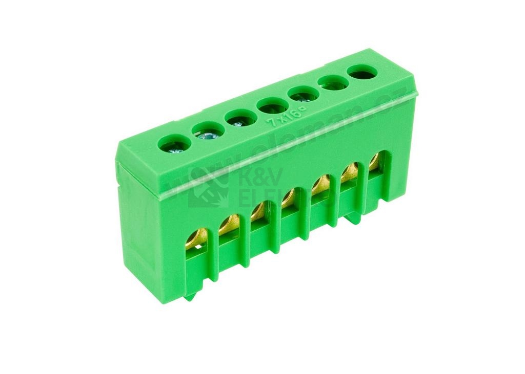 Obrázek produktu Rozbočovací můstek PE7-F zelený krytý 0