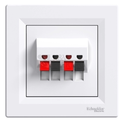 Schneider Electric Asfora zásuvka reproduktorová bílá EPH5700121