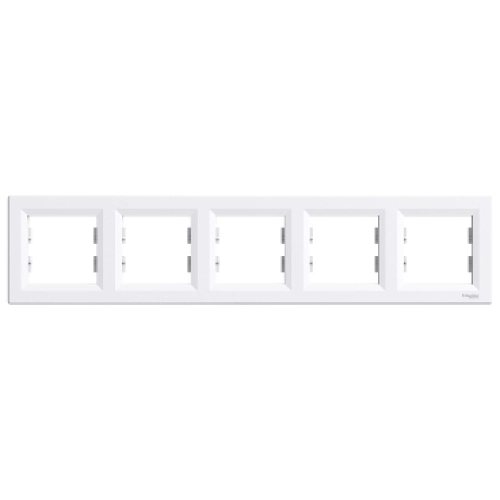Schneider Electric Asfora pětirámeček bílý EPH5800521