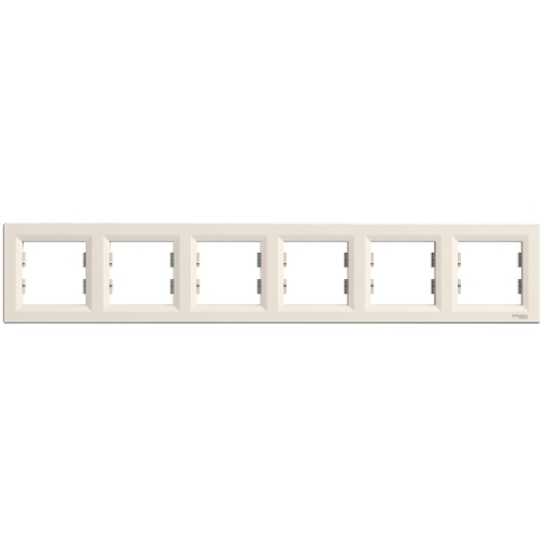 Schneider Electric Asfora rámeček šestinásobný krémový EPH5800623