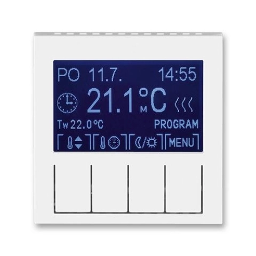 ABB Levit termostat pokojový bílá/ledová bílá 3292H-A10301 01 programovatelný