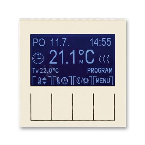 Obrázek produktu ABB Levit termostat pokojový programovatelný slonová kost/bílá 3292H-A10301 17 0