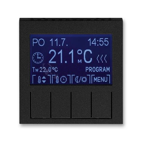 Obrázek produktu ABB Levit M termostat pokojový onyx/kouřová černá 3292H-A10301 63 programovatelný 0