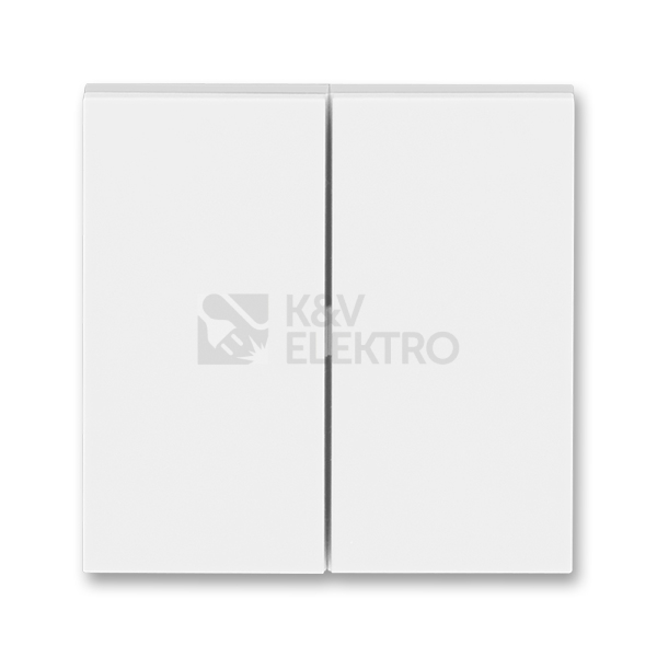Obrázek produktu ABB Levit kryt vypínače dělený bílá/ledová bílá 3559H-A00652 01 0