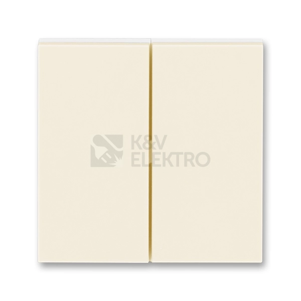 Obrázek produktu ABB Levit kryt vypínače dělený slonová kost/bílá 3559H-A00652 17 0