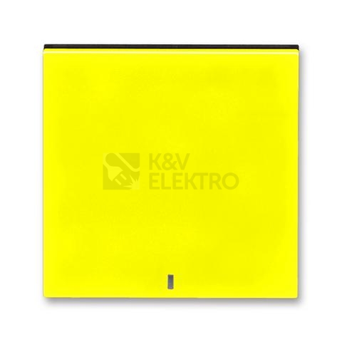 Obrázek produktu ABB Levit kryt vypínače s čirým průzorem žlutá/kouřová černá 3559H-A00653 64 0