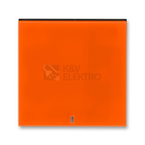 ABB Levit kryt vypínače s čirým průzorem oranžová/kouřová černá 3559H-A00653 66
