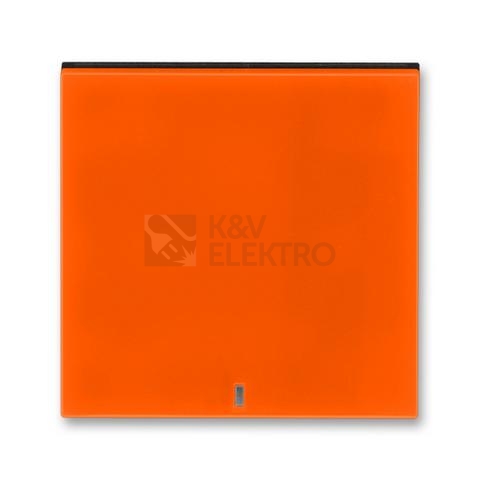 Obrázek produktu ABB Levit kryt vypínače s čirým průzorem oranžová/kouřová černá 3559H-A00653 66 0