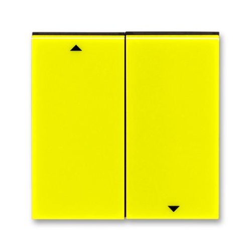 ABB Levit kryt spínače žaluziového žlutá/kouřová černá 3559H-A00662 64