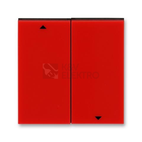 Obrázek produktu ABB Levit kryt spínače žaluziového červená/kouřová černá 3559H-A00662 65 0