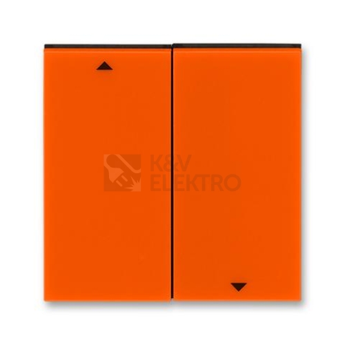 ABB Levit kryt spínače žaluziového oranžová/kouřová černá 3559H-A00662 66