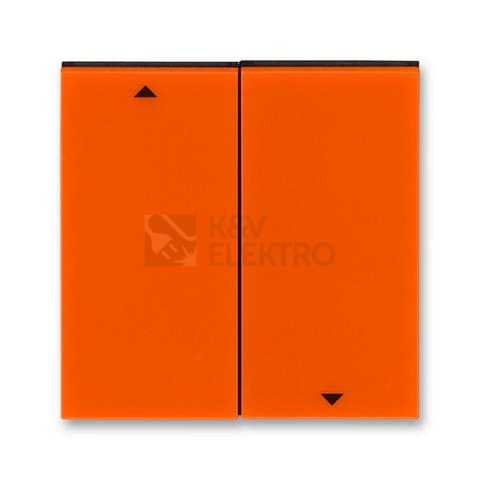 Obrázek produktu ABB Levit kryt spínače žaluziového oranžová/kouřová černá 3559H-A00662 66 0