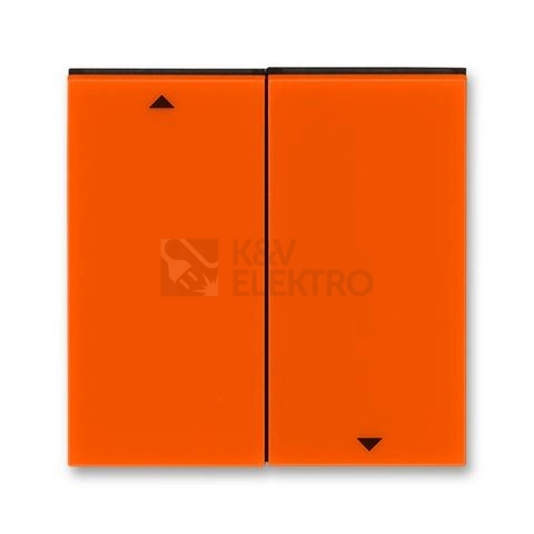 Obrázek produktu ABB Levit kryt spínače žaluziového oranžová/kouřová černá 3559H-A00662 66 0