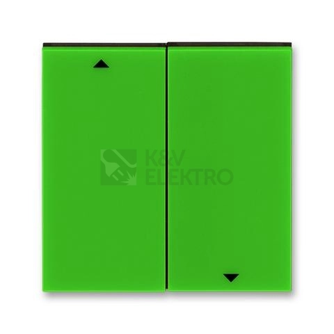 Obrázek produktu ABB Levit kryt spínače žaluziového zelená/kouřová černá 3559H-A00662 67 0