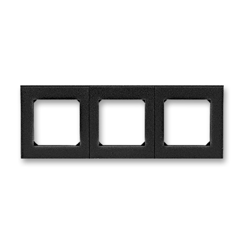 ABB Levit M trojrámeček onyx/kouřová černá 3901H-A05030 63