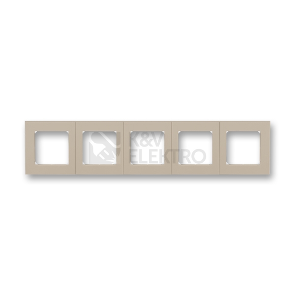 Obrázek produktu ABB Levit pětirámeček macchiato/bílá 3901H-A05050 18 0