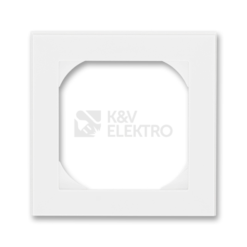 ABB Levit rámeček 55x55 bílá/bílá 3901H-A05510 03